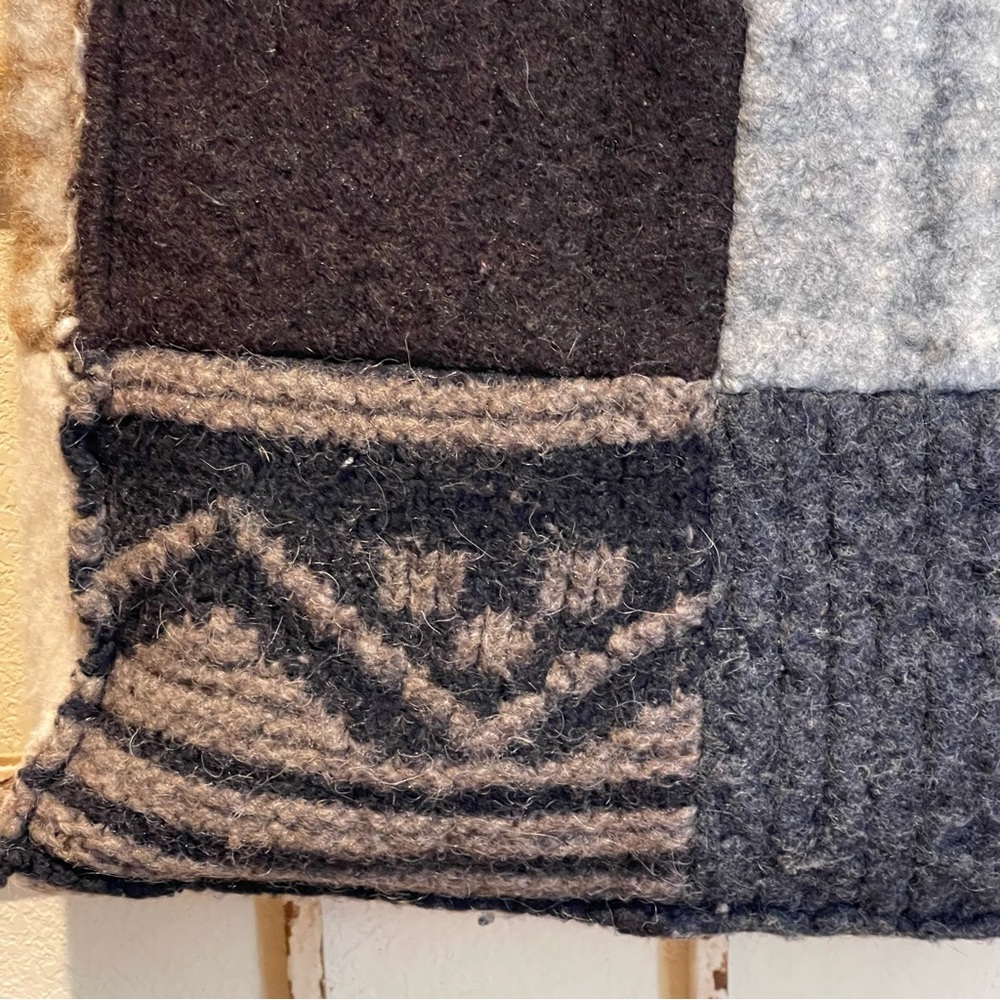 Sweater Wool Patchwork Tote Baabaazuzu - image 7